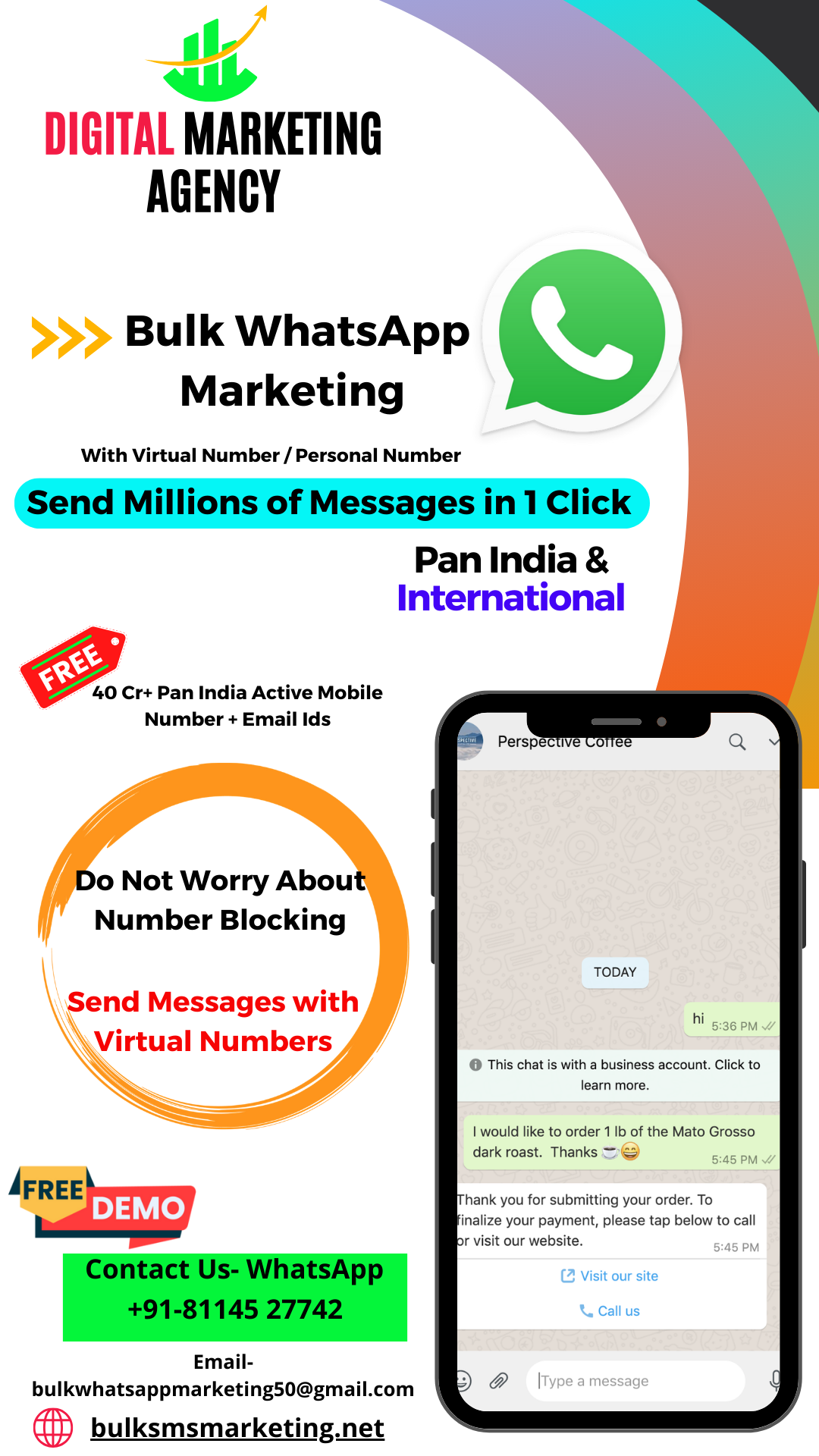 Benefits of Bulk WhatsApp Marketing, Bulk WhatsApp Marketing Software - Drive Engagement and Sales on bulksmsmarketing.net